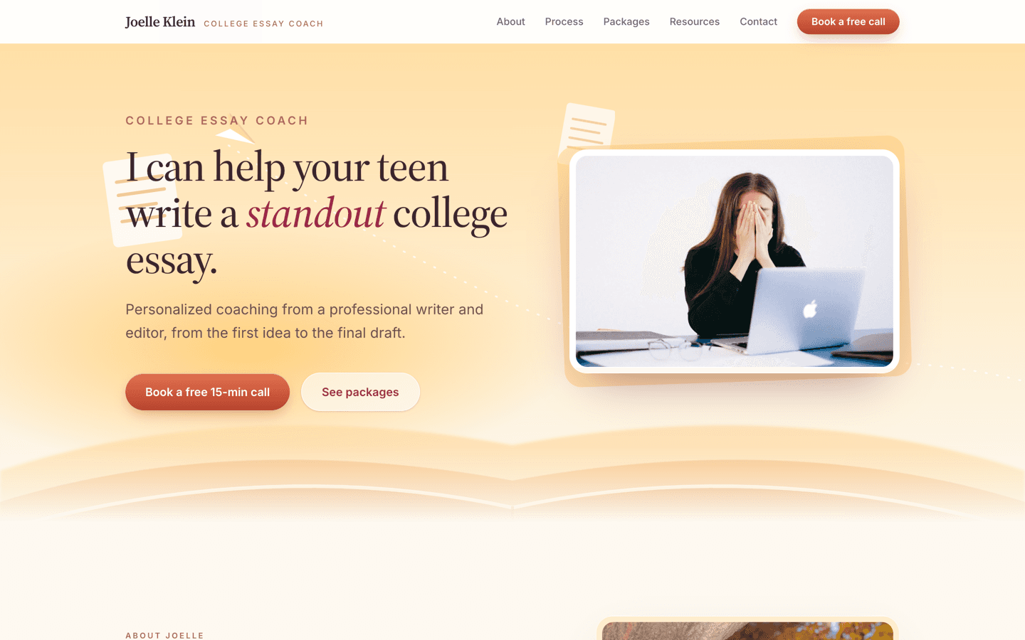Joelle Klein Essay Coaching preview